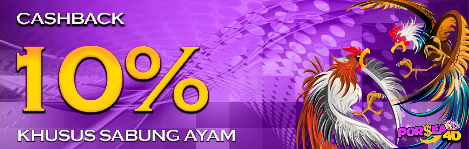 PROMO CASHBACK SABUNG AYAM 10%