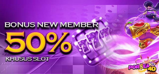 BONUS NEW MEMBER SLOT 50%