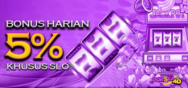 BONUS HARIAN SLOT 5%