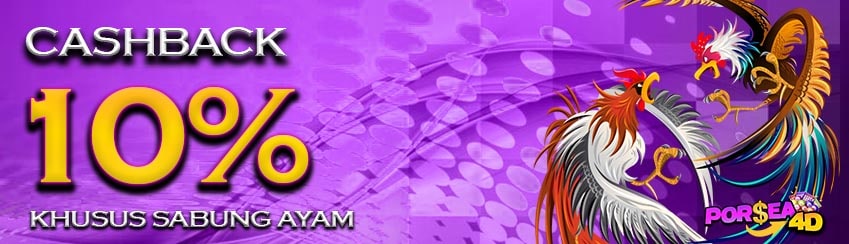 PROMO SABUNG AYAM 10%