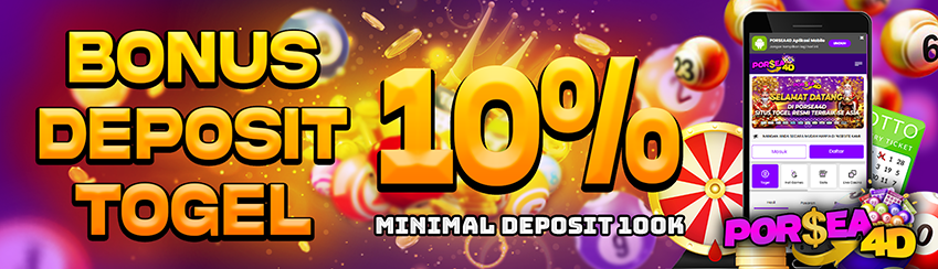 PROMO  BONUS DEPOSIT TOGEL 10%